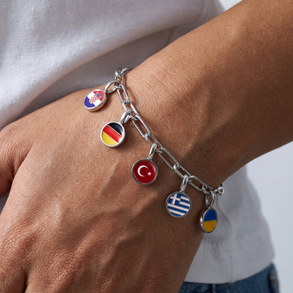 Länder Charm Armband