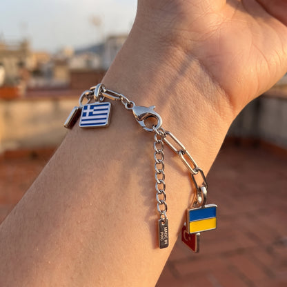Länder Charm Armband