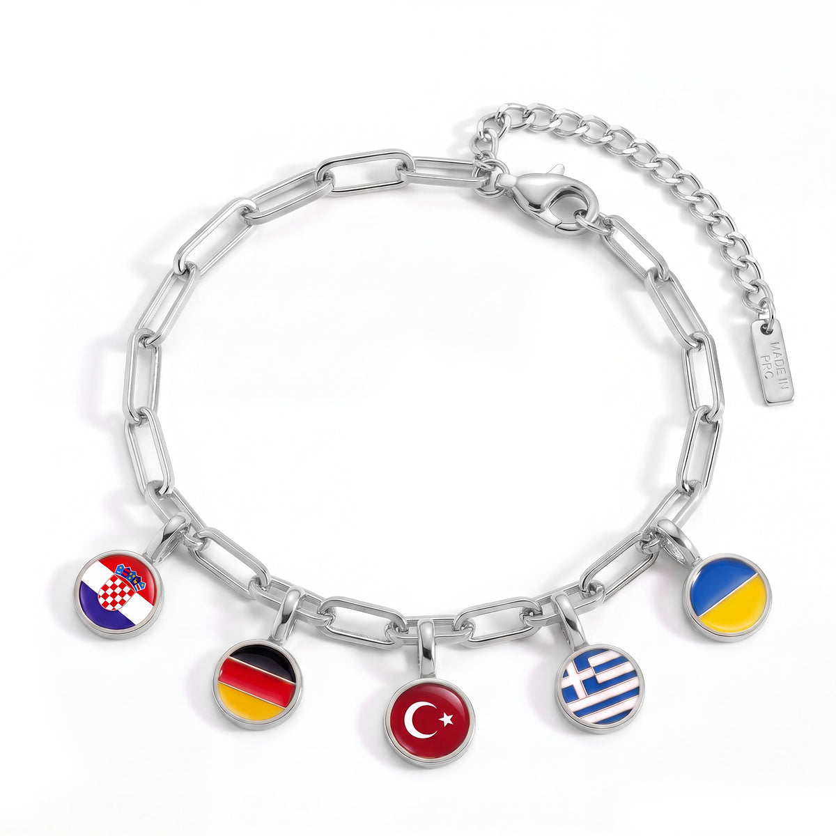 Länder Charm Armband
