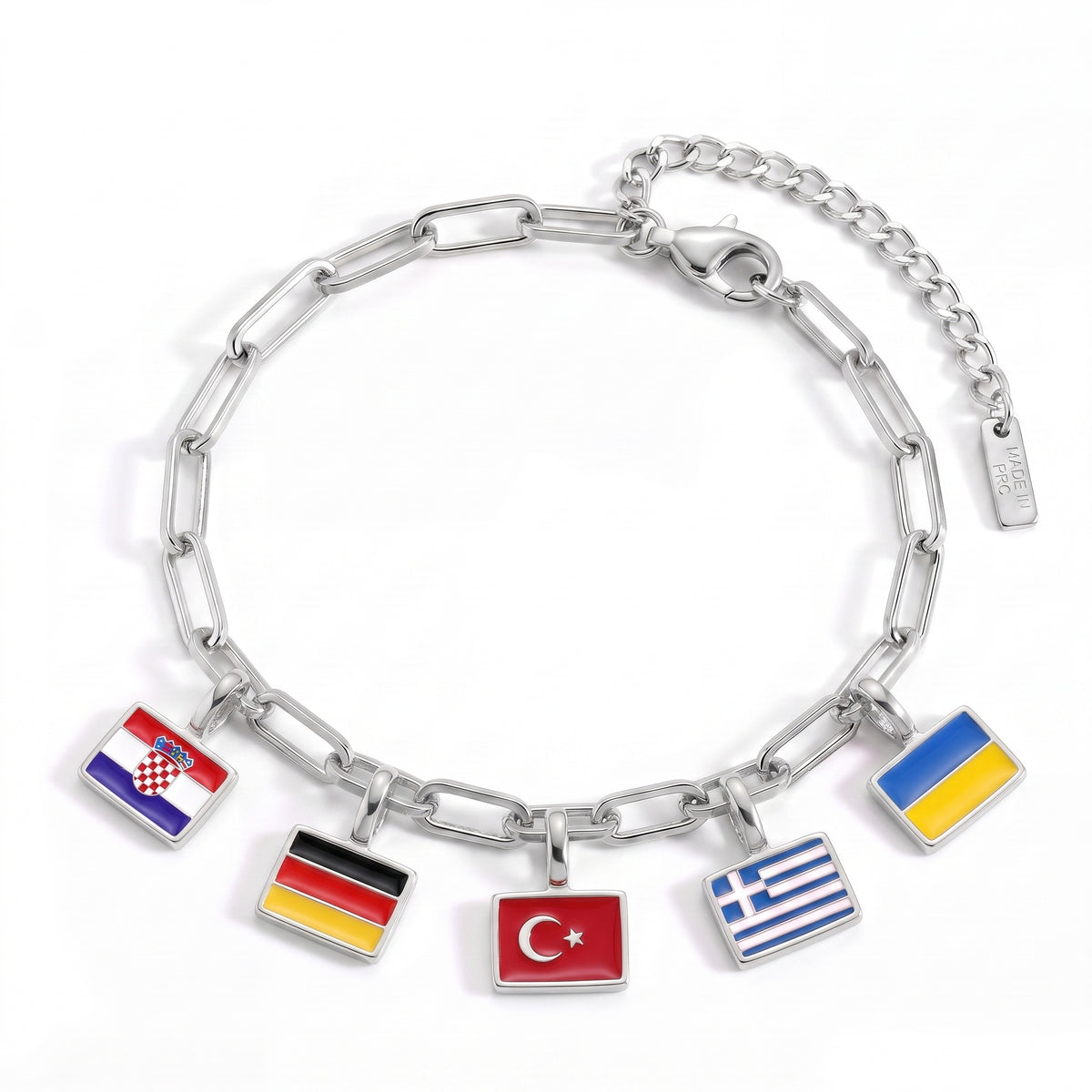 Länder Charm Armband