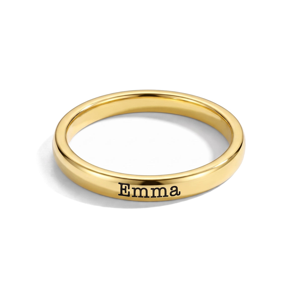 Stapelring mit Namen – Gold – 1 Ring