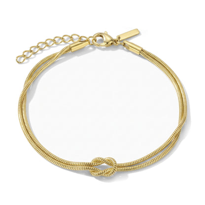 Forever-Knot-Armband – Gold – Ansicht 6