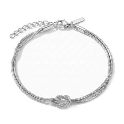 Forever-Knot-Armband – Silber – Ansicht 6