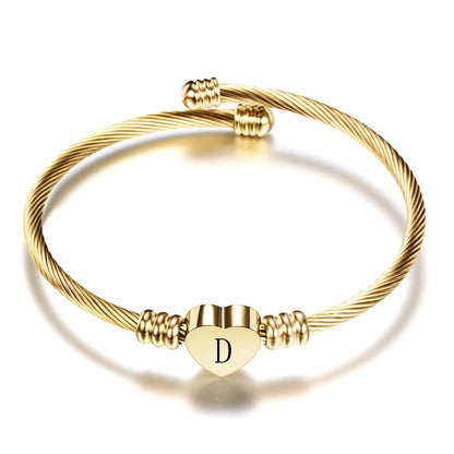 Individuelles Initial Armband