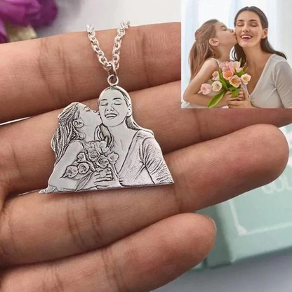 Personalisierte Halskette mit Gravur