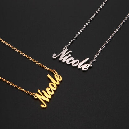 Personal name necklace with your own name