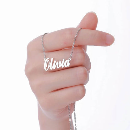 Personal name necklace with your own name