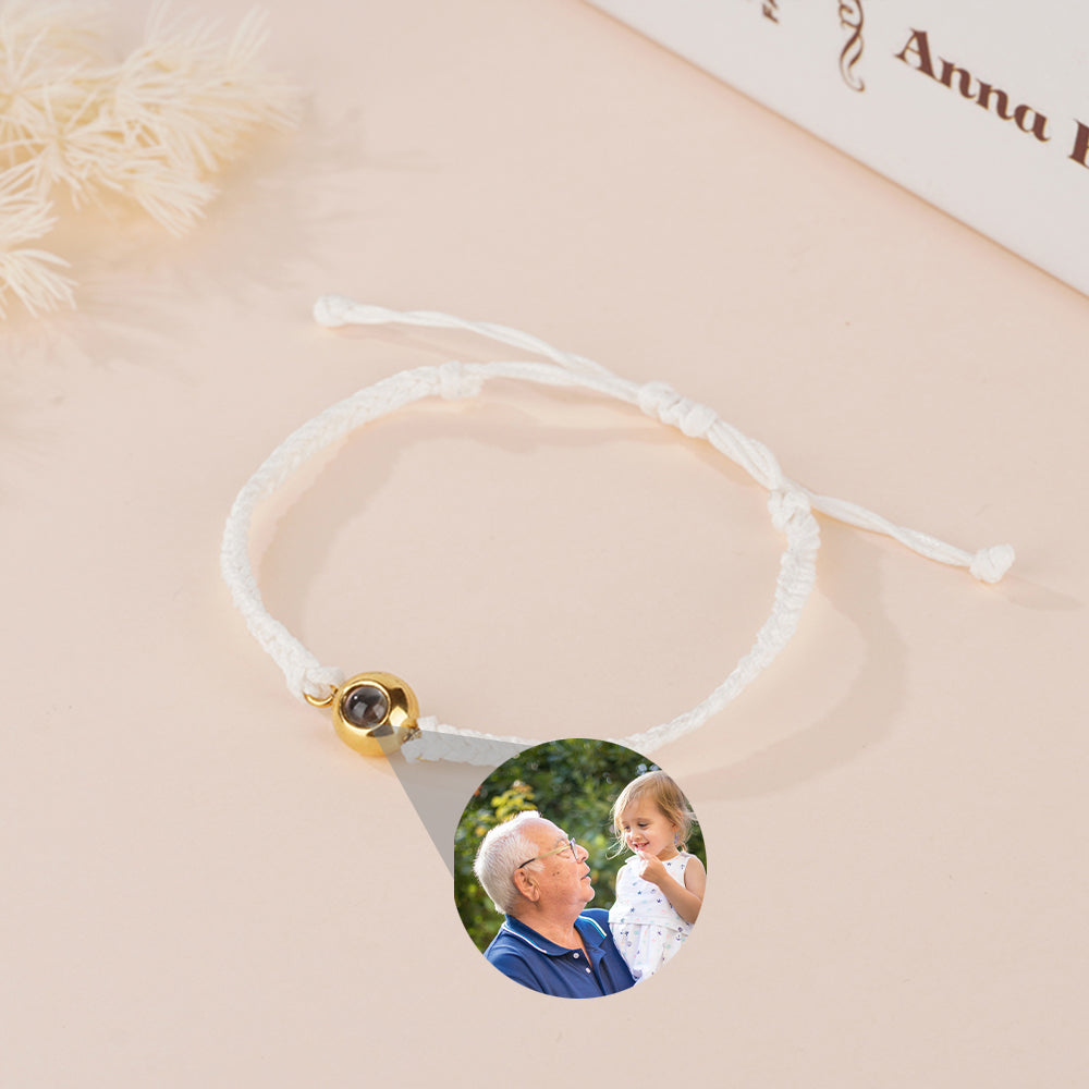 Personalized photo bracelet with your own photo