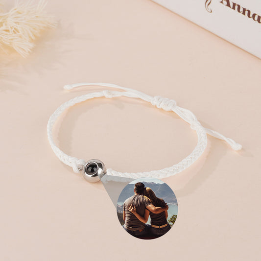 Personalized photo bracelet with your own photo