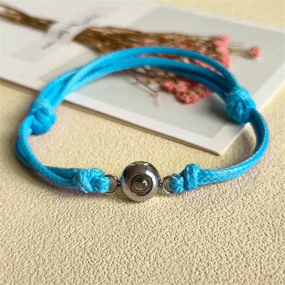 Personalized photo bracelet with your own photo